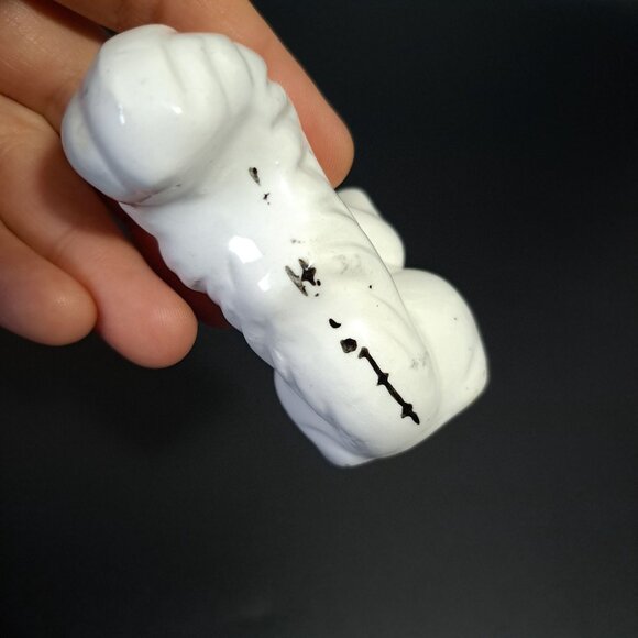 Vintage Ceramic Squirrel Japan Figurine White With Pink inner Ears - Picture 14 of 16